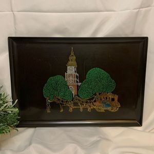 Vintage 1960’s Couroc by Monterey, California serving tray